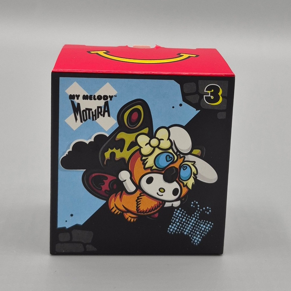 McDonalds Hello Kitty x Godzilla My Melody Mothra Happy Meal Toy 2024 Sanrio